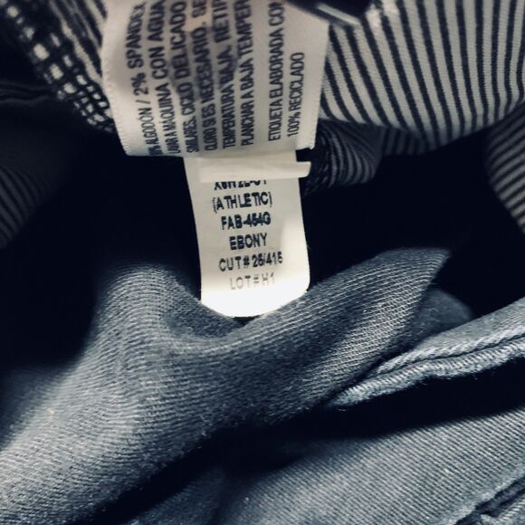 GOODFELLOW® Men Chino Black Pants Casual Work Trouser Size 34W x 32L 98% Cotton - Picture 6 of 7